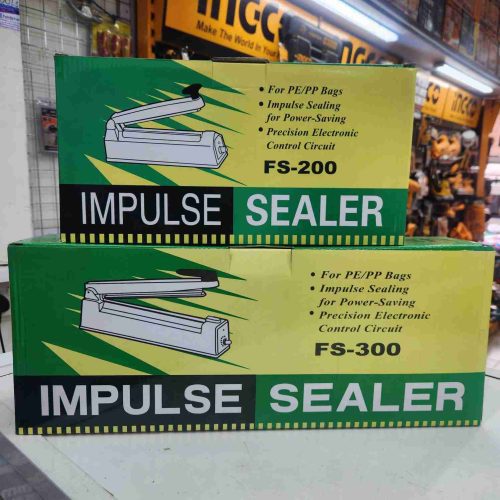 Impulse sealer 200mm metallic