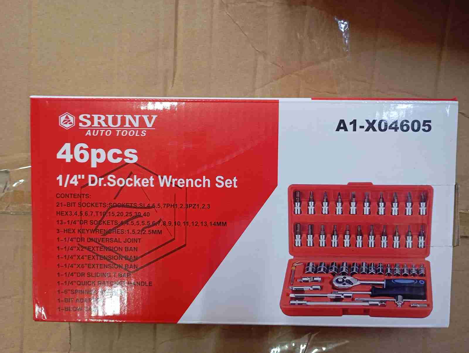 46 pcs Dr socket Wrench Set