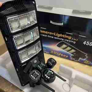 3in1 Ai Solar Camera with Street Light Solar System