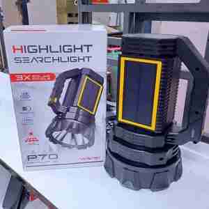High Powered LED Solar Flashlight
