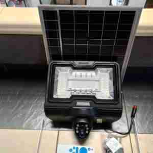 AllTop 2-in-1 AI Solar Camera with Floodlight — Smart Solar Security System