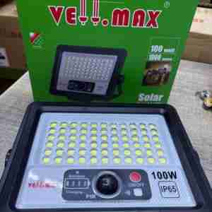 Velmax 100watts Solar Flood Light With Motion Sensor