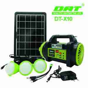 DAT DT-X10 Solar Lighting Kit With FM & BT